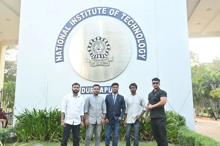 TDO team members during a NIT Durgapur campus visit